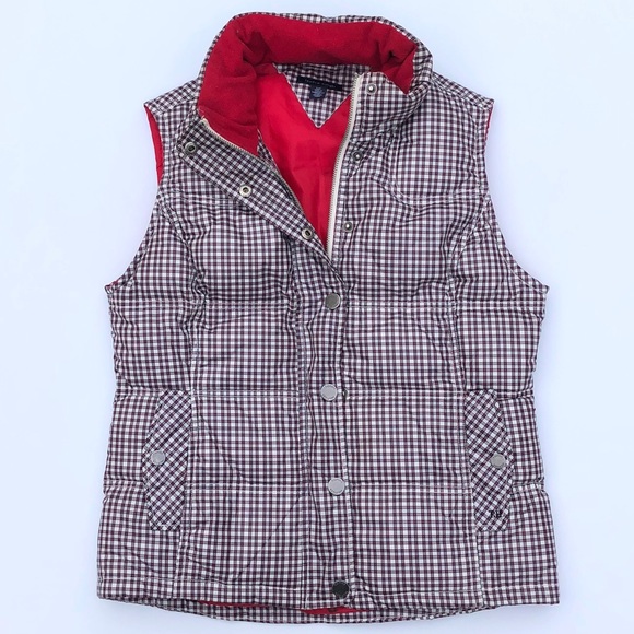 Tommy Hilfiger Jackets & Blazers - Tommy Hilfiger Gingham Patterned Vest